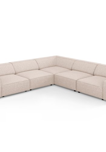 MICADONI  Symmetrisk hjrnesofa, Jodie, 6 seter, 287x287x70
