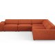 MICADONI  Symmetrisk hjrnesofa, Jodie, 6 seter, 287x287x70
