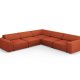 MICADONI  Symmetrisk hjrnesofa, Jodie, 6 seter, 287x287x70