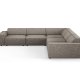 MICADONI  Symmetrisk hjrnesofa, Jodie, 6 seter, 287x287x70