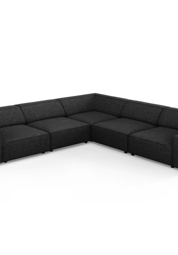 MICADONI  Symmetrisk hjrnesofa, Jodie, 6 seter, 287x287x70