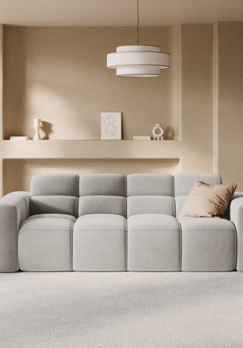 MICADONI  Flyelssofa, Lisa, 3 seter, 216x101x77