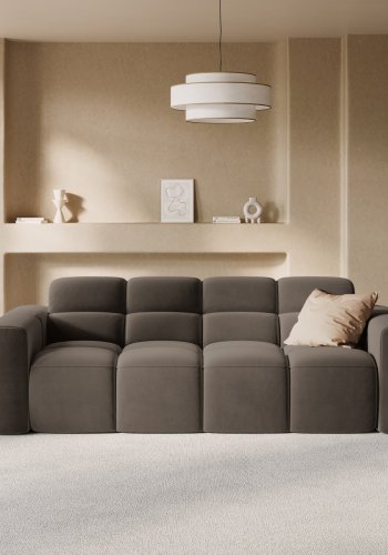 MICADONI  Flyelssofa, Lisa, 3 seter, 216x101x77