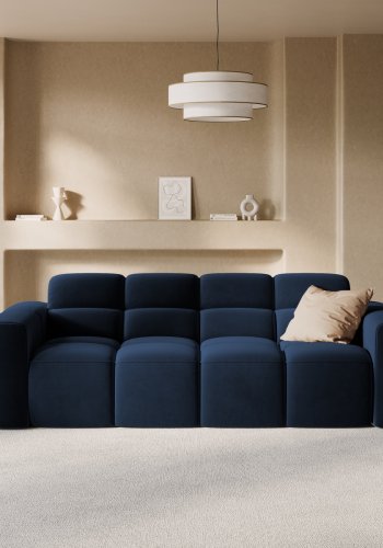 MICADONI  Flyelssofa, Lisa, 3 seter, 216x101x77