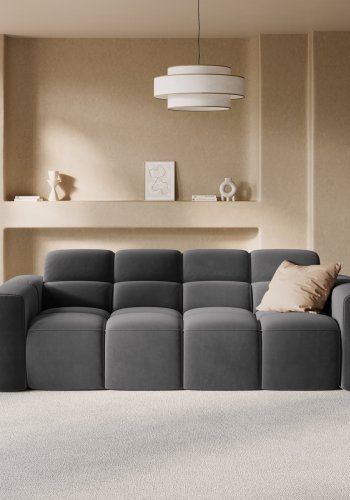 MICADONI  Flyelssofa, Lisa, 3 seter, 216x101x77