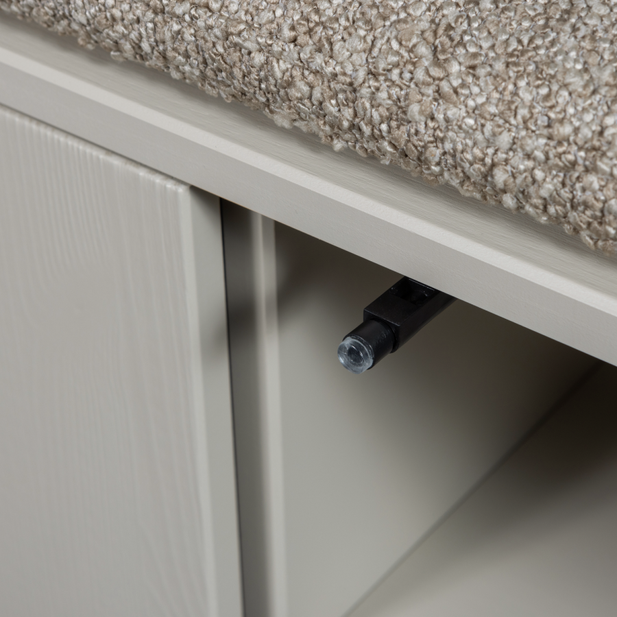 WOOOD SETTLE DOWN TV-MÖBEL/BÄNK 108 CM DUST MED SITTDYNA [fsc]