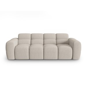MICADONI Lisa 3 pers. sofa - sand struktur stof
