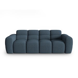 MICADONI Lisa 3 pers. sofa - mrkegr struktur stof