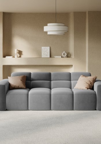 MICADONI  Flyelssofa, Lisa, 4 seter, 256x101x77
