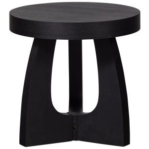 WOOOD TALA SIDOBORD MDF FANÉR SVART 45x45CM