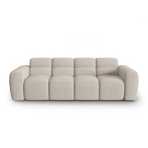 MICADONI Lisa 4 pers. sofa - sand struktur stof