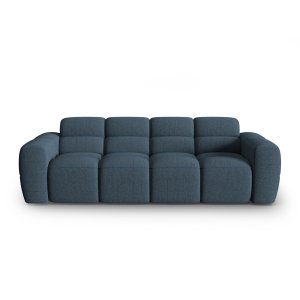 MICADONI Lisa 4 pers. sofa - mrkebl struktur stof