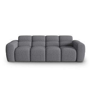 MICADONI Lisa 4 pers. sofa - gr struktur stof