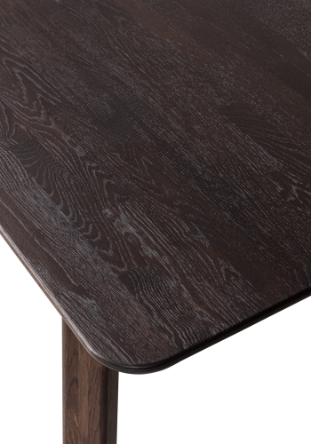 TRÄSET OM 2 - HAARLEM BEN MED 4 POSITIONER I EK MYSTICK BRUN [fsc]