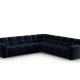 MICADONI  Symmetrisk hjrnesofa i flyel, Lisa, 5 seter, 310x310x77
