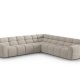 MICADONI  Symmetrisk hjrnesofa, Lisa, 5 seter, 310x310x77