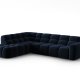 MICADONI  Venstre hjrnesofa i flyel, Lisa, 5 seter, 293x234x77