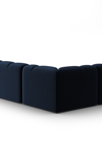 MICADONI  Venstre hjrnesofa i flyel, Lisa, 5 seter, 293x234x77