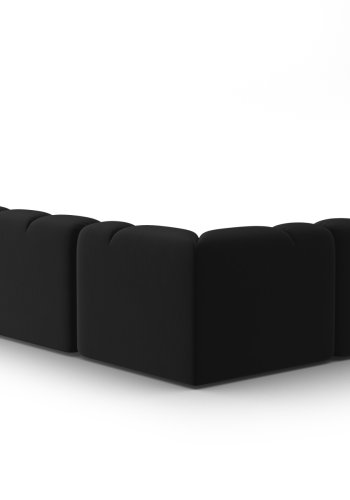 MICADONI  Venstre hjrnesofa i flyel, Lisa, 5 seter, 293x234x77