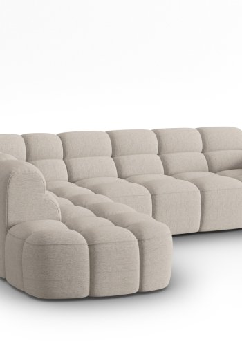 MICADONI  Venstre hjrnesofa, Lisa, 5 seter, 293x234x77