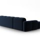 MICADONI  Venstre hjrnesofa i flyel, Lisa, 4 seter, 310x170x77