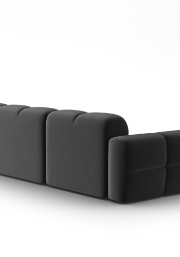 MICADONI  Venstre hjrnesofa i flyel, Lisa, 4 seter, 310x170x77