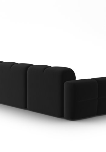 MICADONI  Venstre hjrnesofa i flyel, Lisa, 4 seter, 310x170x77