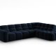 MICADONI  Hjrnesofa i flyel, Lisa, 5 seter, 293x234x77