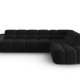 MICADONI  Hjrnesofa i flyel, Lisa, 5 seter, 293x234x77