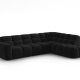 MICADONI  Hjrnesofa i flyel, Lisa, 5 seter, 293x234x77