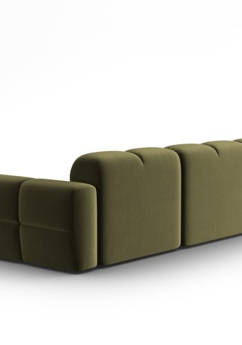 MICADONI  Hjrnesofa i flyel, Lisa, 4 seter, 310x170x77