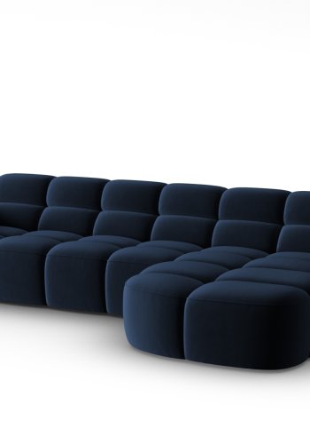 MICADONI  Hjrnesofa i flyel, Lisa, 4 seter, 310x170x77