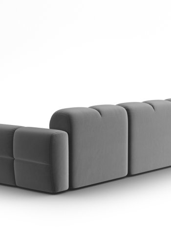 MICADONI  Hjrnesofa i flyel, Lisa, 4 seter, 310x170x77