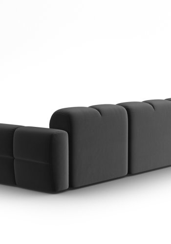 MICADONI  Hjrnesofa i flyel, Lisa, 4 seter, 310x170x77