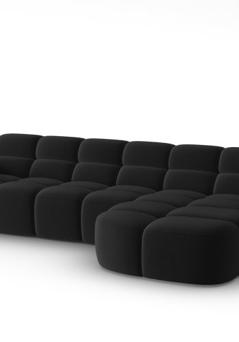 MICADONI  Hjrnesofa i flyel, Lisa, 4 seter, 310x170x77