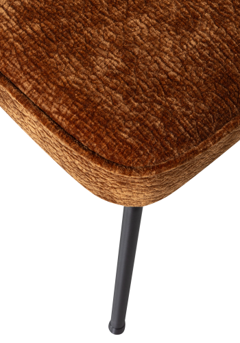 WOOOD VOGUE SPISESTOL 3D CHENILLE MEDIUM BRUN