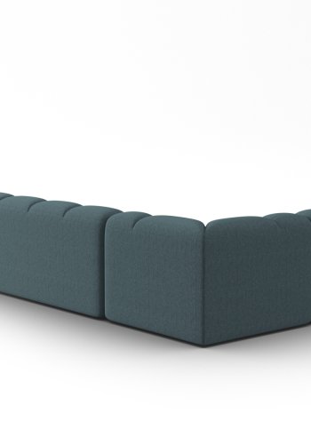 MICADONI  Panoramahjrnesofa til venstre, Lisa, 7 seter, 387x234x77