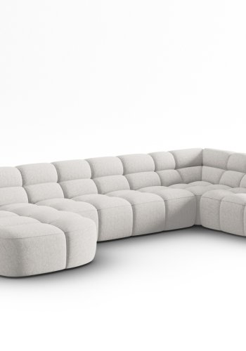 MICADONI  Panoramahjrnesofa til hyre, Lisa, 7 seter, 387x234x77