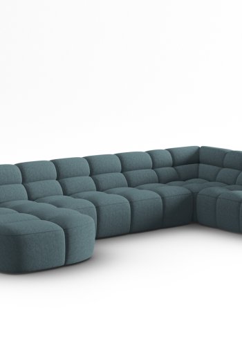 MICADONI  Panoramahjrnesofa til hyre, Lisa, 7 seter, 387x234x77