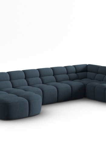 MICADONI  Panoramahjrnesofa til hyre, Lisa, 7 seter, 387x234x77