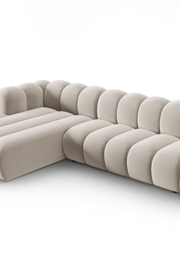 MICADONI  Modulformet hjrnesofa i flyel til venstre, Lupin, 4-seter, 288x175x70