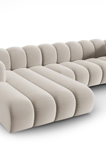 MICADONI  Modulformet hjrnesofa i flyel til venstre, Lupin, 4-seter, 288x175x70