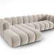 MICADONI  Modulformet hjrnesofa i flyel til venstre, Lupin, 4-seter, 288x175x70