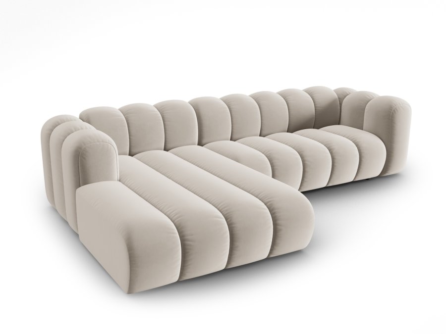 MICADONI  Modulformet hjrnesofa i flyel til venstre, Lupin, 4-seter, 288x175x70