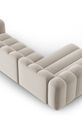 MICADONI  Modulformet hjrnesofa i flyel til venstre, Lupin, 4-seter, 288x175x70