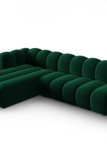 MICADONI  Modulformet hjrnesofa i flyel til venstre, Lupin, 4-seter, 288x175x70
