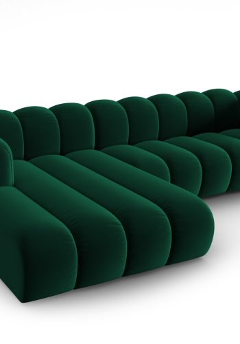 MICADONI  Modulformet hjrnesofa i flyel til venstre, Lupin, 4-seter, 288x175x70