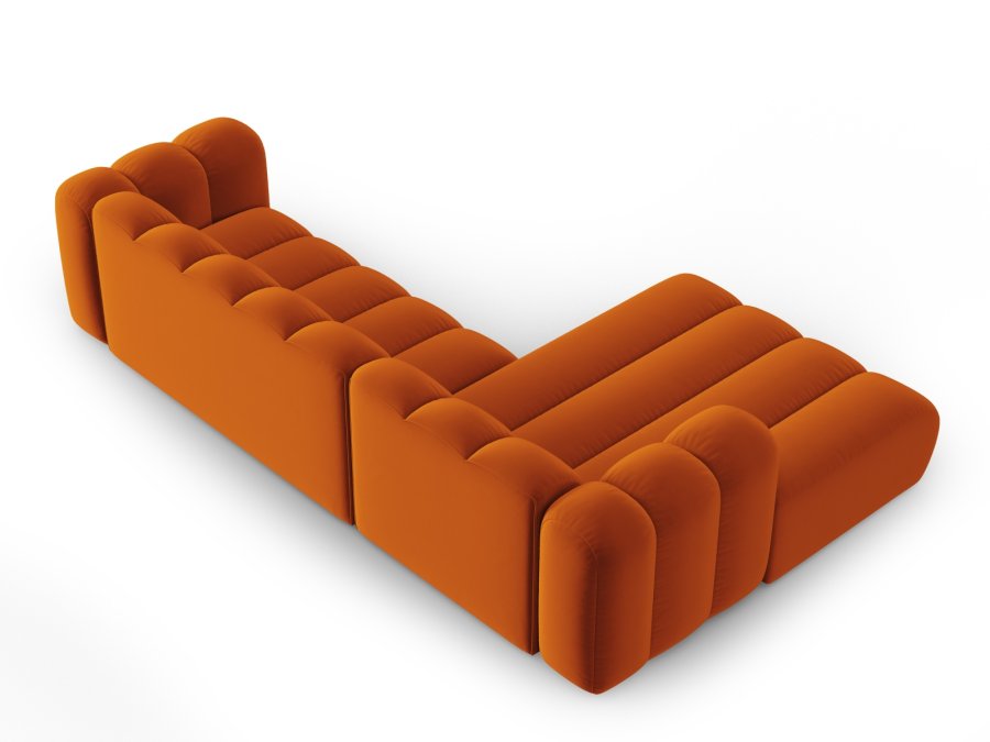 MICADONI  Modulformet hjrnesofa i flyel til venstre, Lupin, 4-seter, 288x175x70