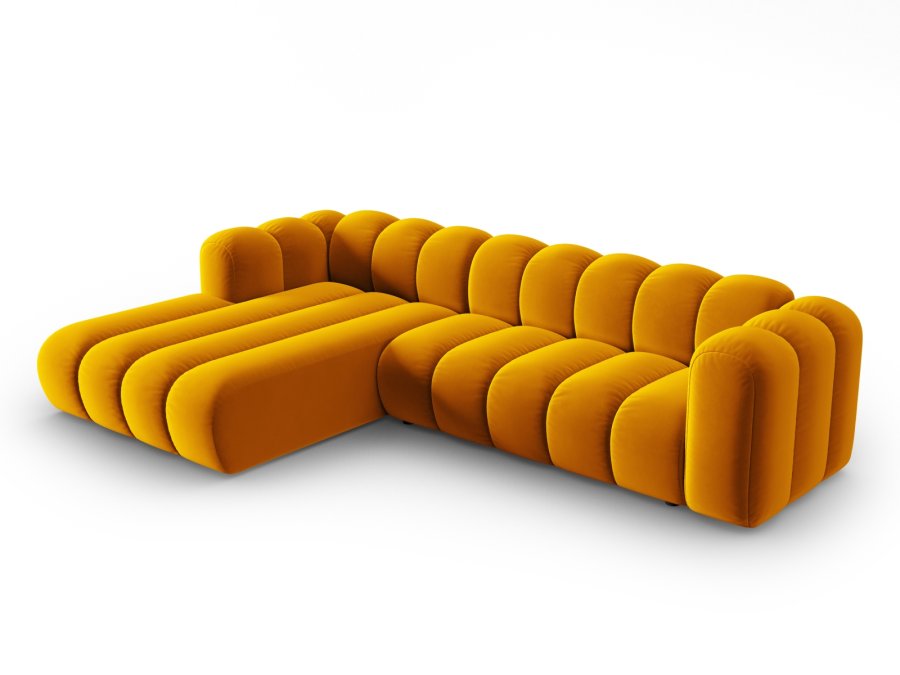 MICADONI  Modulformet hjrnesofa i flyel til venstre, Lupin, 4-seter, 288x175x70