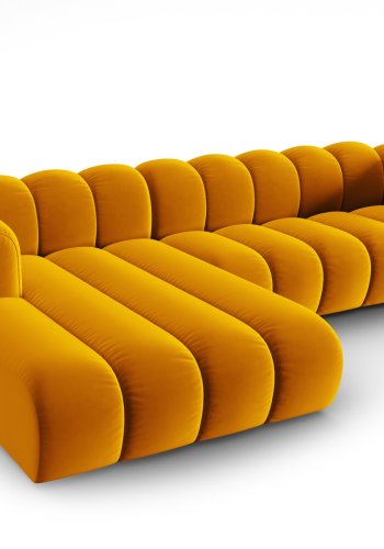 MICADONI  Modulformet hjrnesofa i flyel til venstre, Lupin, 4-seter, 288x175x70